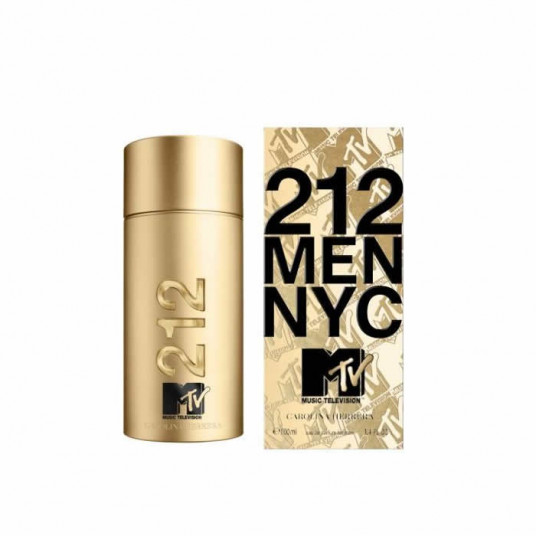 Carolina Herrera 212 vyrų MTV tualetinio vandens purškiklis 100 ml riboto leidimo