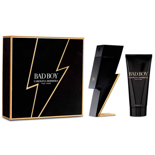 Rinkinys vyrams Carolina Herrera Bad Boy 100 ml EDT + 100 ml dušo želė