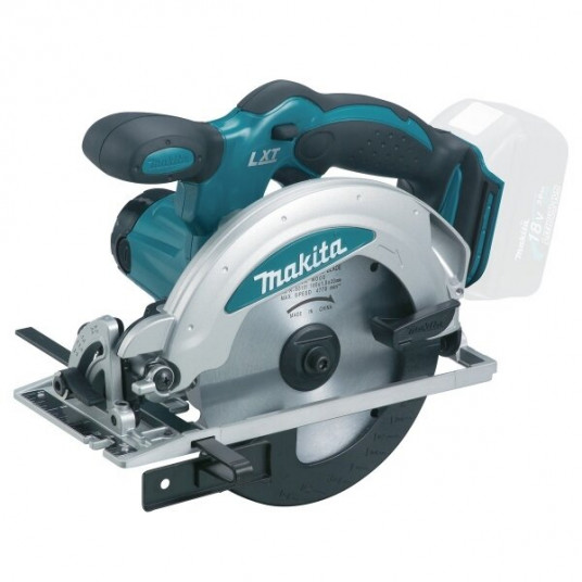 Makita Akumuliatorinis diskinis pjūklas, 18 V, 57 mm, ø165x20, Be akumuliatoriaus, nėra įkroviklio!