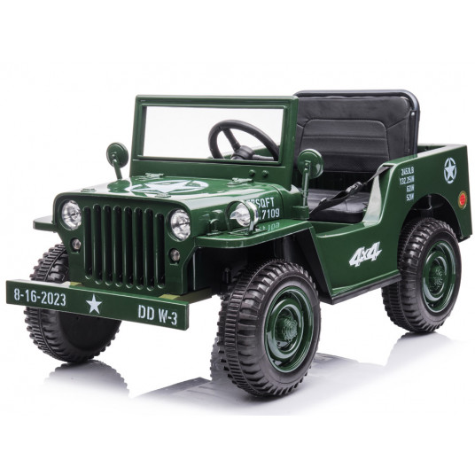 The car is powered by the Military Willys battery + PA0263 remote control