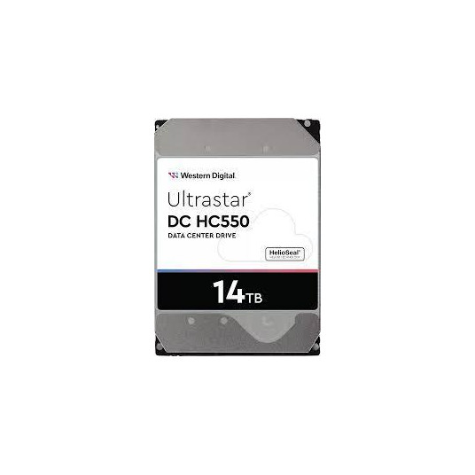 HDD|WESTERN DIGITAL ULTRASTAR|Ultrastar DC HC550|WUH721814ALE6L4|14TB|SATA 3.0|512 MB|7200 aps./min.|3,5"|0F38581