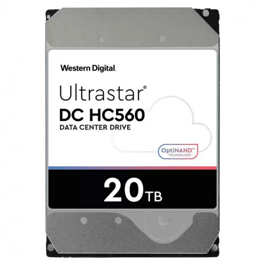 HDD|WESTERN DIGITAL ULTRASTAR|Ultrastar DC HC560|WUH722020BLE6L4|20TB|SATA|512 MB|7200 aps./min.|3,5"|0F38785