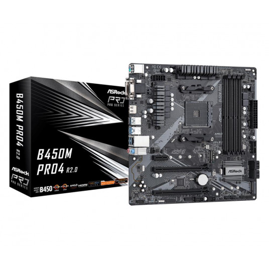 AM4 ASRock B450M Pro4 R2.0