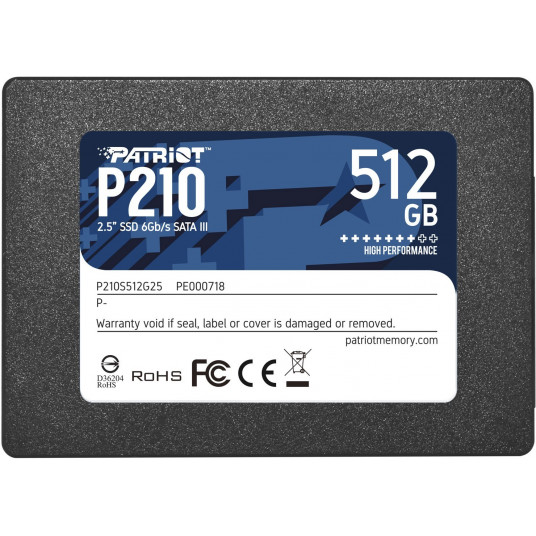 Patriot Memory P210 2,5" 512 GB "Serial ATA III"