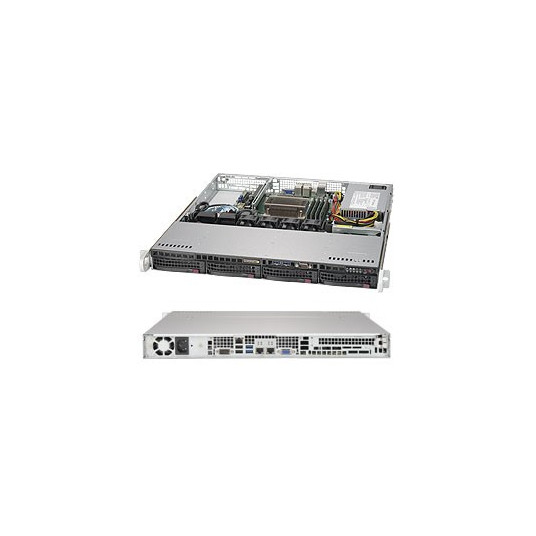 Supermicro SuperChassis 813MFTQC-350CB2 Stovas Juoda 350 W