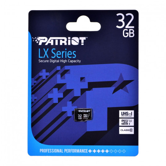 Patriot Memory PSF32GMDC10 atminties kortelė 32 GB MicroSDHC UHS-I Klasės 10