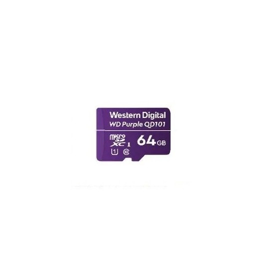 Western Digital WD Purple SC QD101 atminties kortelė 64 GB MicroSDXC Klasės 10