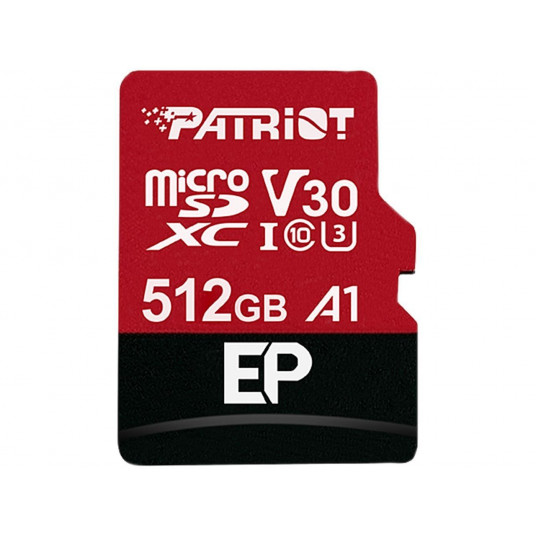 Patriot atmintis PEF512GEP31MCX flash atmintis 512 GB MicroSDXC Class 10