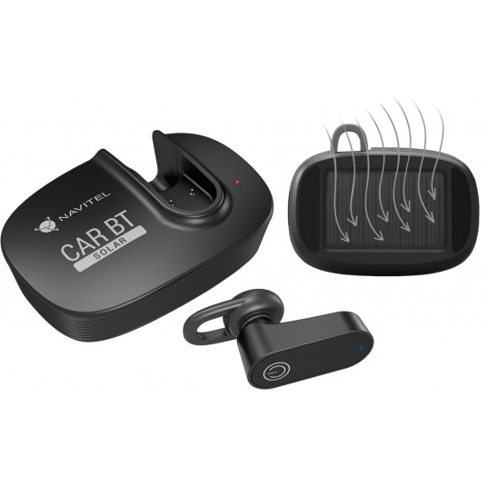 Ausinės Navitel Multifunctional Bluetooth Headset Solar Car BT Hands free device