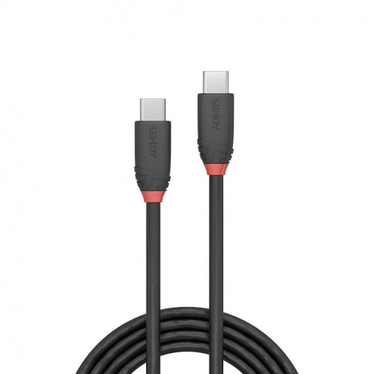 KABELIS USB3.2 CC 0.5M/BLACK 36905 LINDY