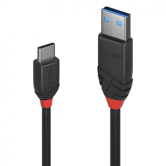 KABELIS USB3.2 AC 1.5M/BLACK 36917 LINDY