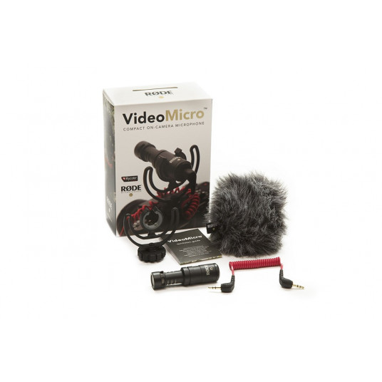 RØDE VideoMicro Juoda Skaitmeninės kameros mikrofonas