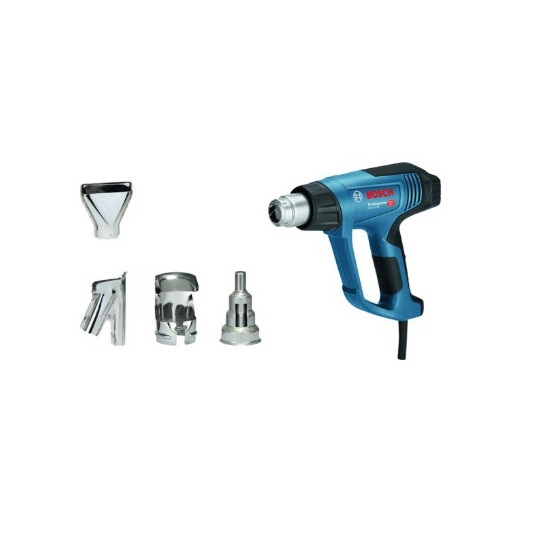 Bosch GHG 23-66 Professional Kit 500 l/min 650 °C 2300 W Juoda, Mėlyna