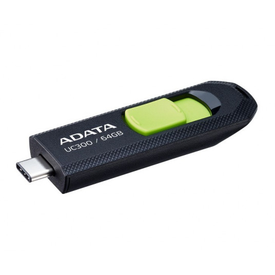 ADATA FLASHDRIVE UC300 64GB USB 3.2 BLACK&GREEN