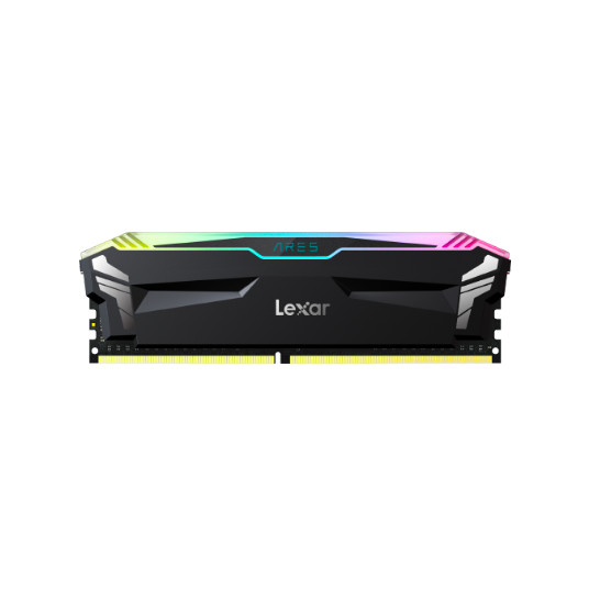Lexar ARES Gaming RGB 16GB [2x8GB 3600MHz DDR4 CL16 DIMM] juoda