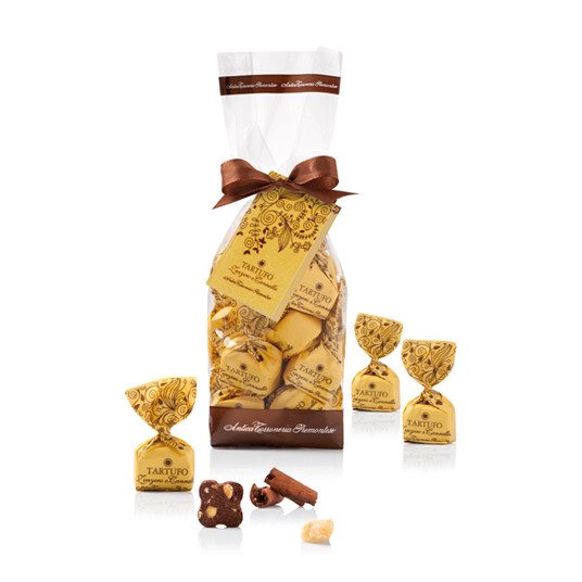 Šokoladiniai triufeliai TARTUFI ZENZERO 200 g