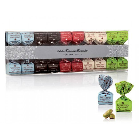 Šokoladinių triufelių degustacinė dėžutė TARTUFINI DOLCI MISTI 140 g