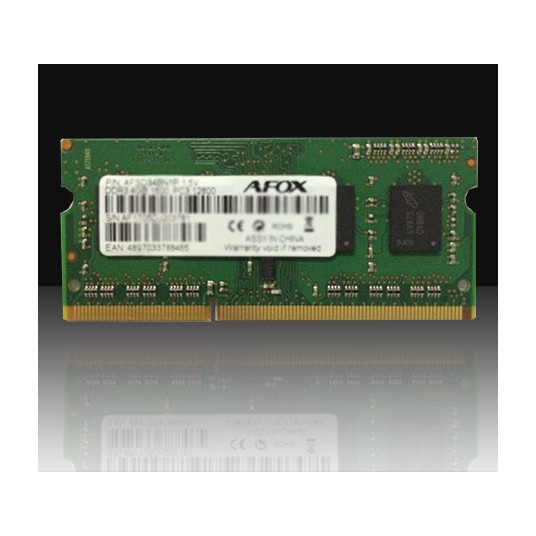 AFOX SO-DIMM DDR3 4GB atminties modulis 1333 MHz