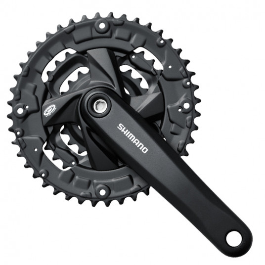 Priekinis žvaigždžių blokas Shimano M371 44/32/22T 9 pavaros 170 mm (juodas)