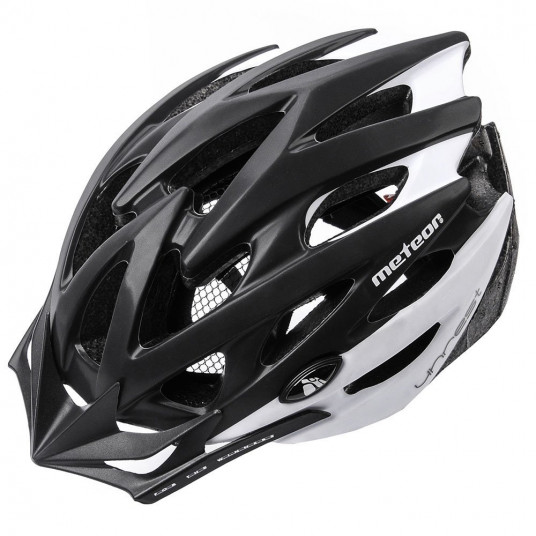 Šalmas METEOR Marven M 55-58cm (juoda/balta)