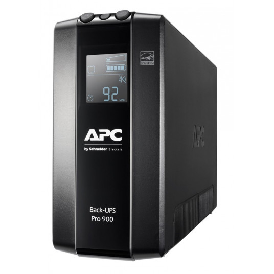 APC BR900MI nepertraukiamo maitinimo resursai (UPS) „Line-Interactive“ 0,9 kVA 540 W 6 AC išvestis(ys / čių)
