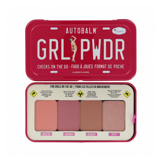 theBalm - skaistalų paletė ir šviesiklis GRL PWDR 8 g