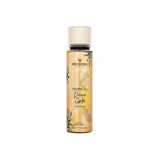 Kūno purškiklis Vive Scents Tropical Divine Gold, 236 ml