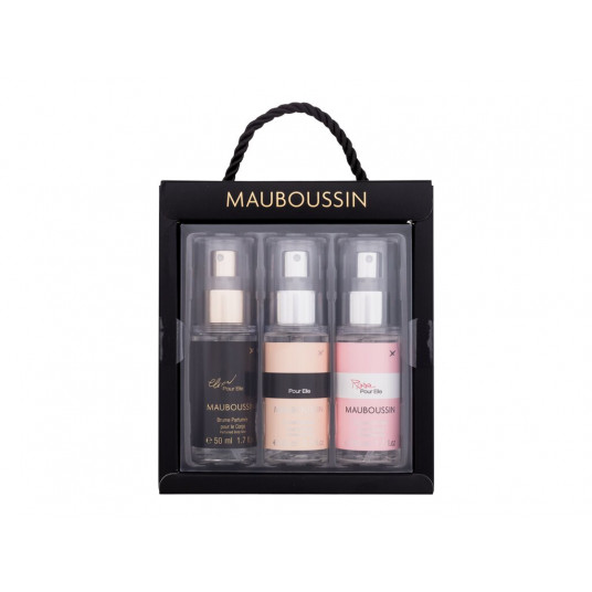 Kūno purškiklis Mauboussin Mauboussin For Her, 50ml, Rinkinys