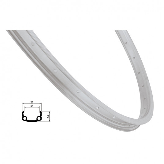 Ratlankis 20" REMERX RMX21 305x21, 20h, v-tipo (sidabrinis)