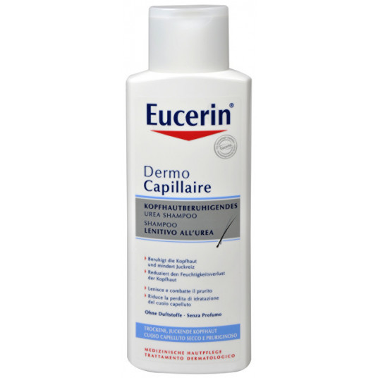 Eucerin - Šampūnas sausai odai Dermocapillaire 5% karbamidas 250 ml