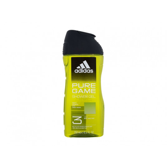 Dušo želė Adidas Pure Game dušo želė 3 viename, 250ml