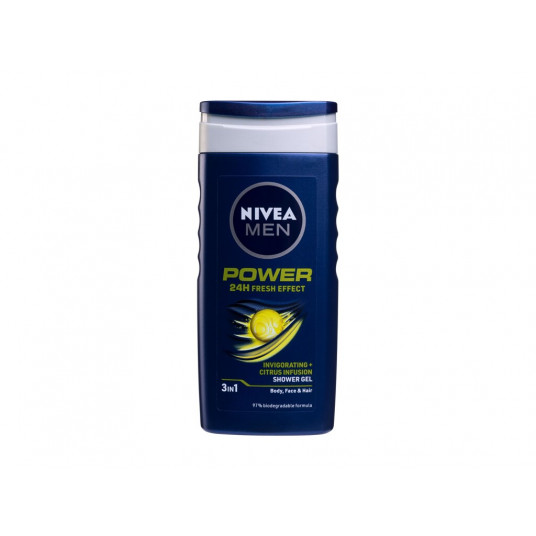 Dušo želė Nivea Men Power Fresh, 250ml