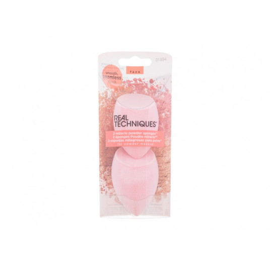 Aplikatorius Real Techniques Miracle Powder Sponge, 2vnt