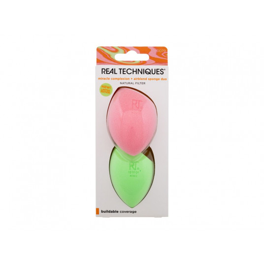 Aplikatorius Real Techniques Miracle Complexion Sponge Duo, 1vnt