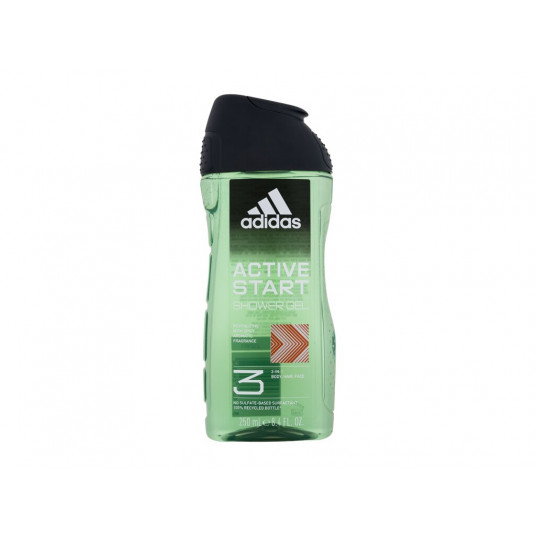 Dušo želė Adidas Active Start dušo želė 3-in-1, 250ml