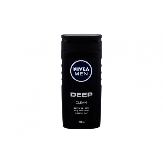 Dušo želė Nivea Men Deep Clean kūnui, veidui ir plaukams, 250 ml