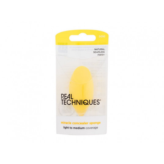 Aplikatorius Real Techniques Miracle Concealer Sponge Yellow, 1vnt