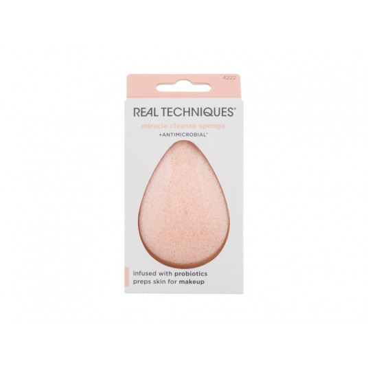 Valomasis šepetėlis Real Techniques Miracle Cleanse Sponge Purify + Exfoliate, 1vnt.