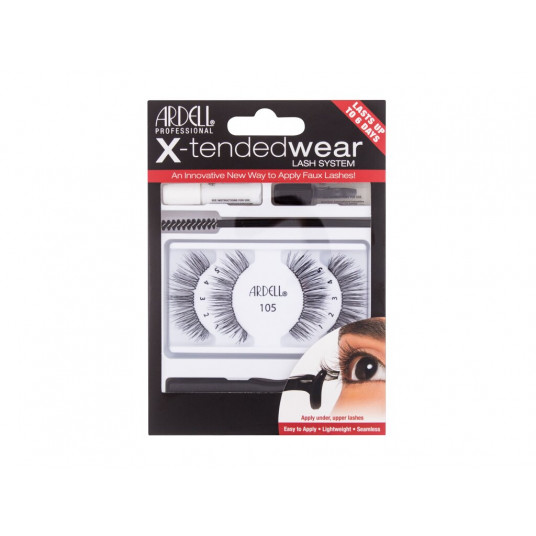 Dirbtinės blakstienos Ardell X-Tended Wear Lash System 105, 1vnt