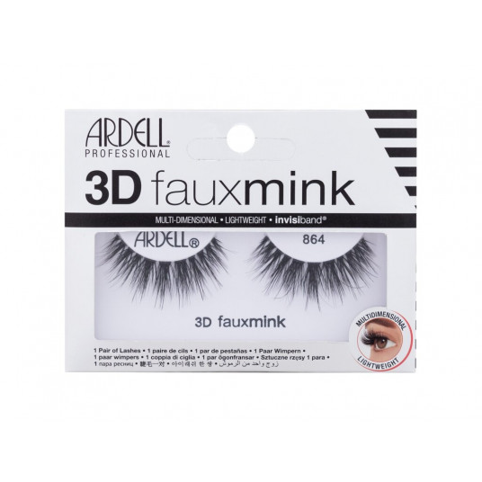 Dirbtinės blakstienos Ardell 3D Faux Mink 864, 1vnt