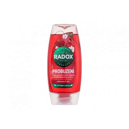 Dušo želė Radox Awakening granatų ir abrikosų žiedų dušo želė, 225 ml