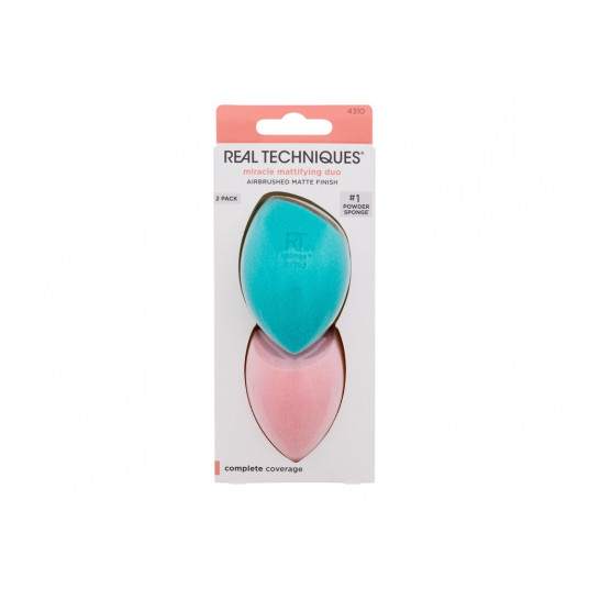 Aplikatorius Real Techniques Miracle Matifying Duo, 1vnt