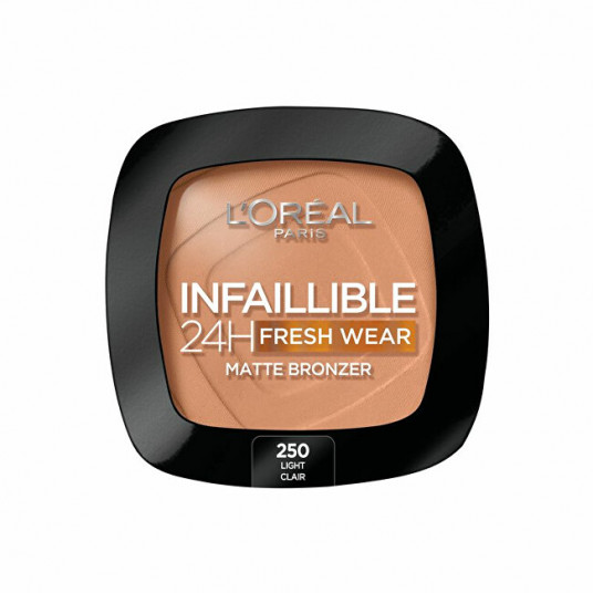 L´Oréal Paris – minkštas matinis bronzantas Infaillible 24H Fresh Wear (Matte Bronze r) 9 g – 250 Light
