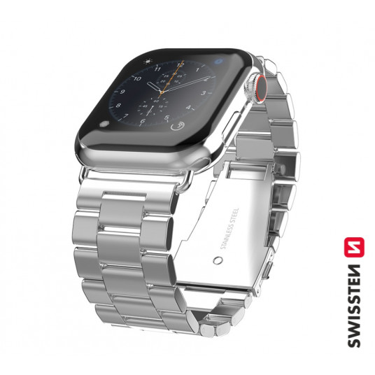 Swissten metalinis dirželis, skirtas Apple Watch 1/2/3/4/5/6/SE / 40 mm / 42 mm