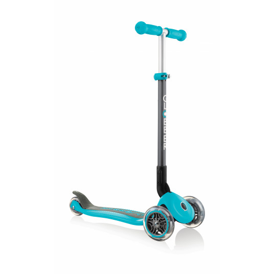 GLOBBER paspirtukas Primo Foldable, žalsvai mėlynas, 430-105-2