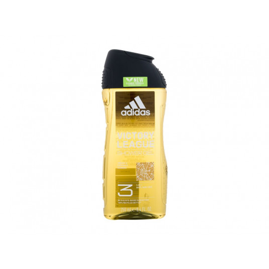 Dušo želė Adidas Victory League dušo želė 3 viename nauja valymo formulė, 250 ml