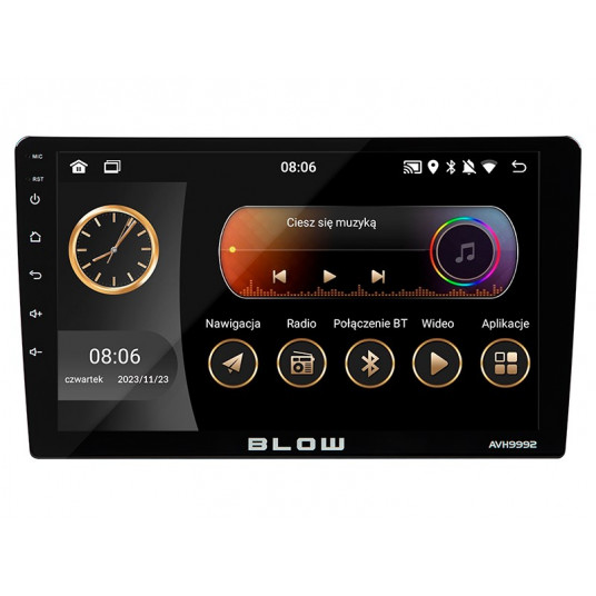 Radijas BLOW AVH-9992 2DIN 9" Android/WiFi/GPS/CARPLAY