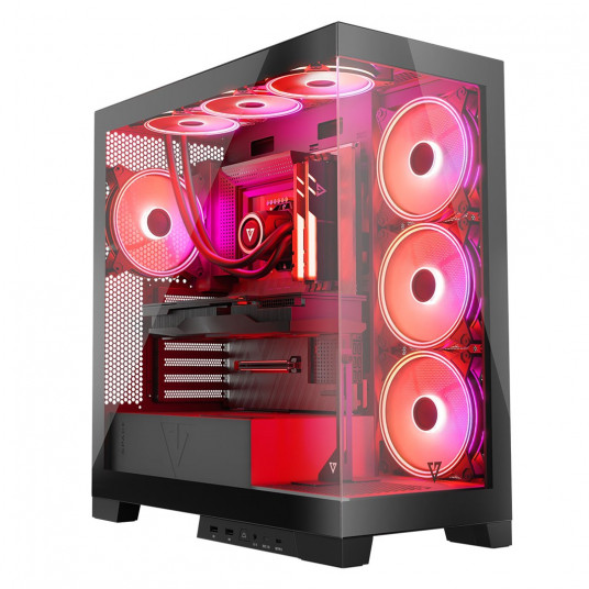 MODECOM kompiuterio korpusas Volcano SPACE APEX ARGB MIDI USB 3.0 X 2 CYPE-C