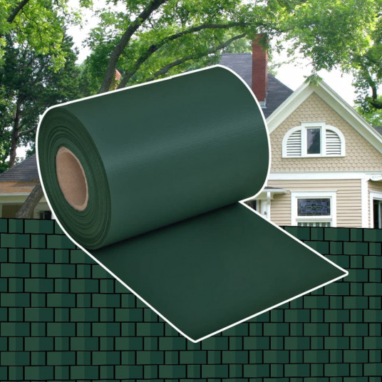  Privatumo suteikianti sodo plokštė, žalia, PVC, 70x0,19m 