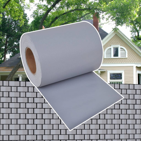 Privatumo suteikianti sodo plokštė, šv. pilka, PVC, 70x0,19m